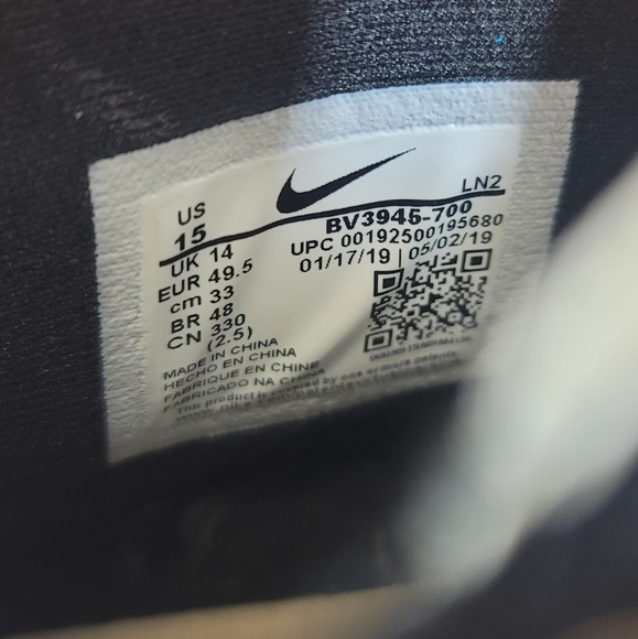 Nike Alpha Menace Pro 2 Mid Black Gold Football Cleats BV3945-700 NEW saints - Picture 11 of 11